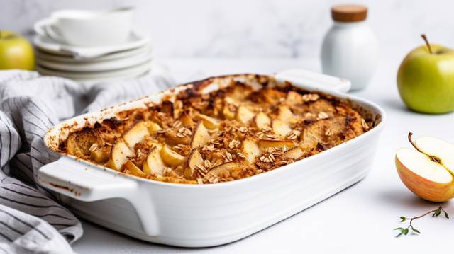 Apple and Cinnamon Baked Oatmeal