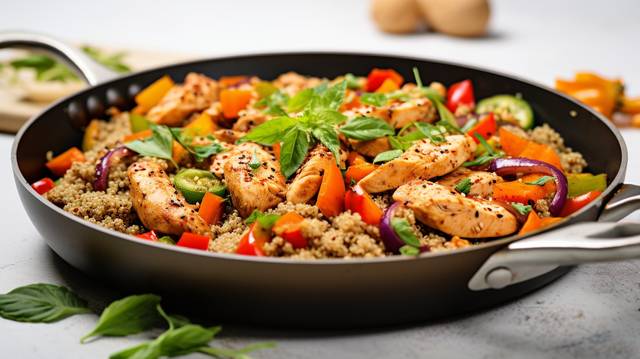 Chicken Quinoa Stir-Fry