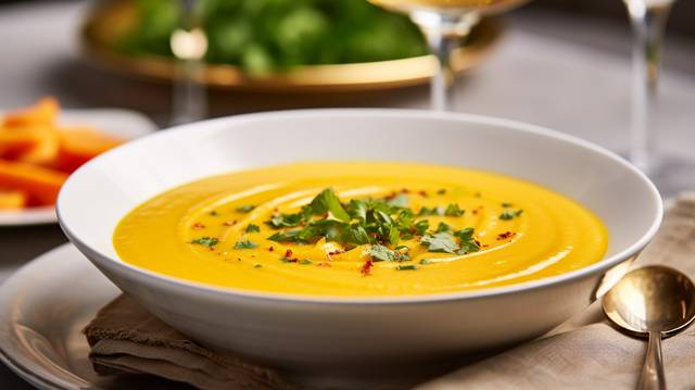 Deliciously Creamy Carrot Soup