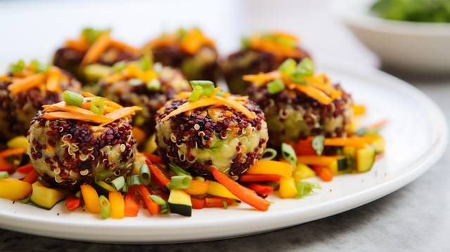 Histamine-Free Quinoa and Vegetable Poppers