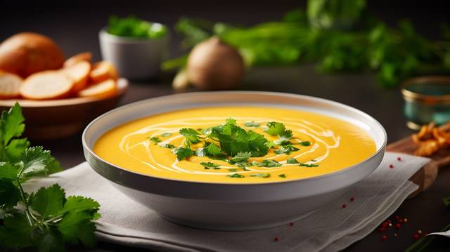 Histamine-Free Sweet Potato Turmeric Soup