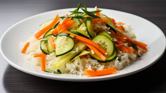 Jasmine Rice with Zucchini and Carrots