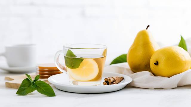 Pear and Ginger Herbal Tea