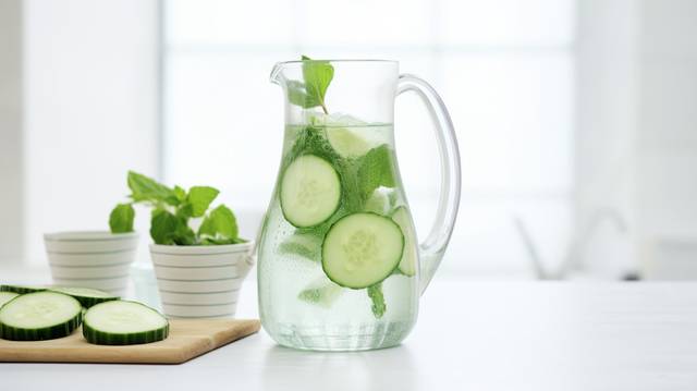 Refreshing Cucumber Mint Infusion