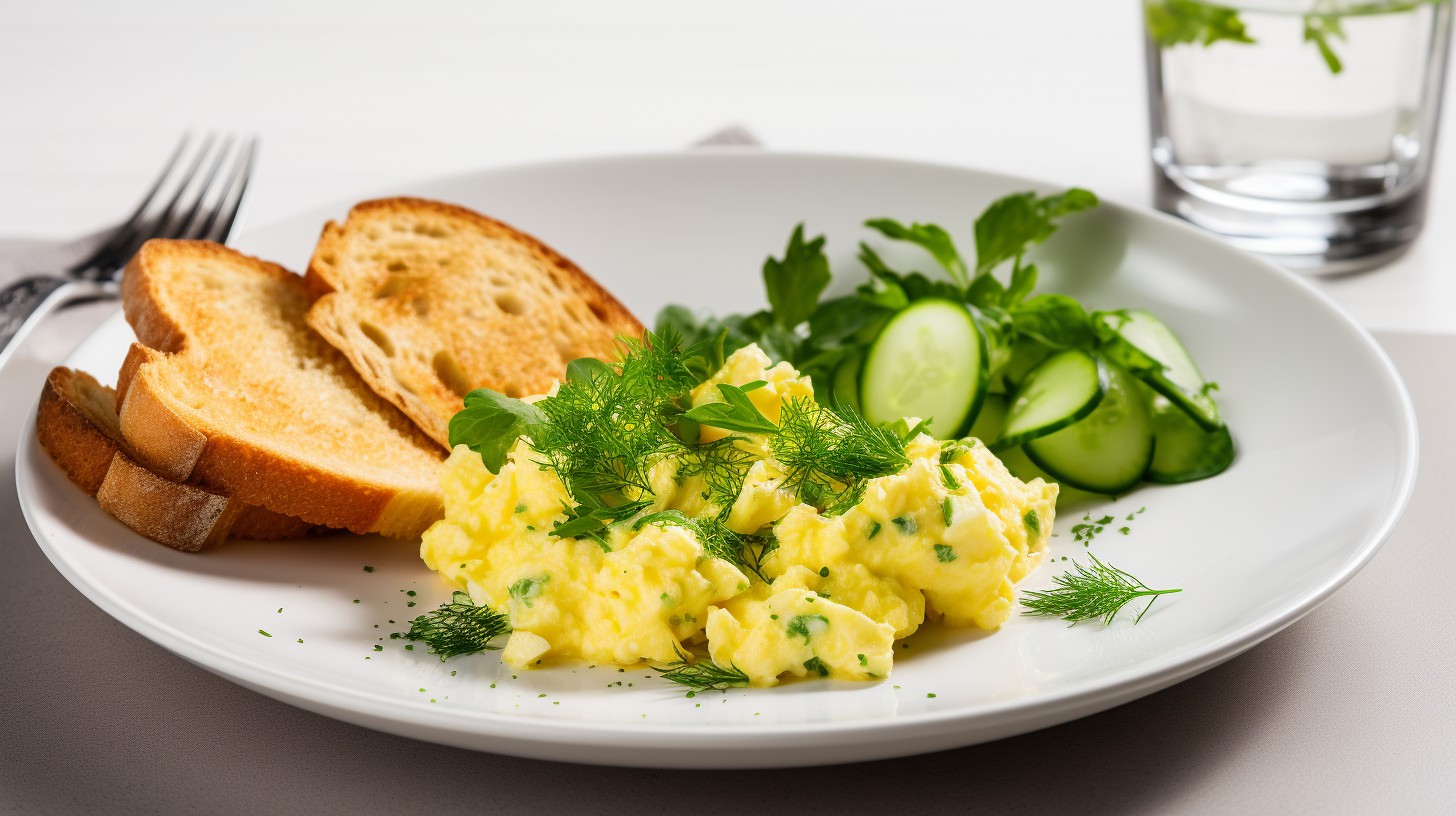 Anti-Histamine Scrambled Eggs with Herbs