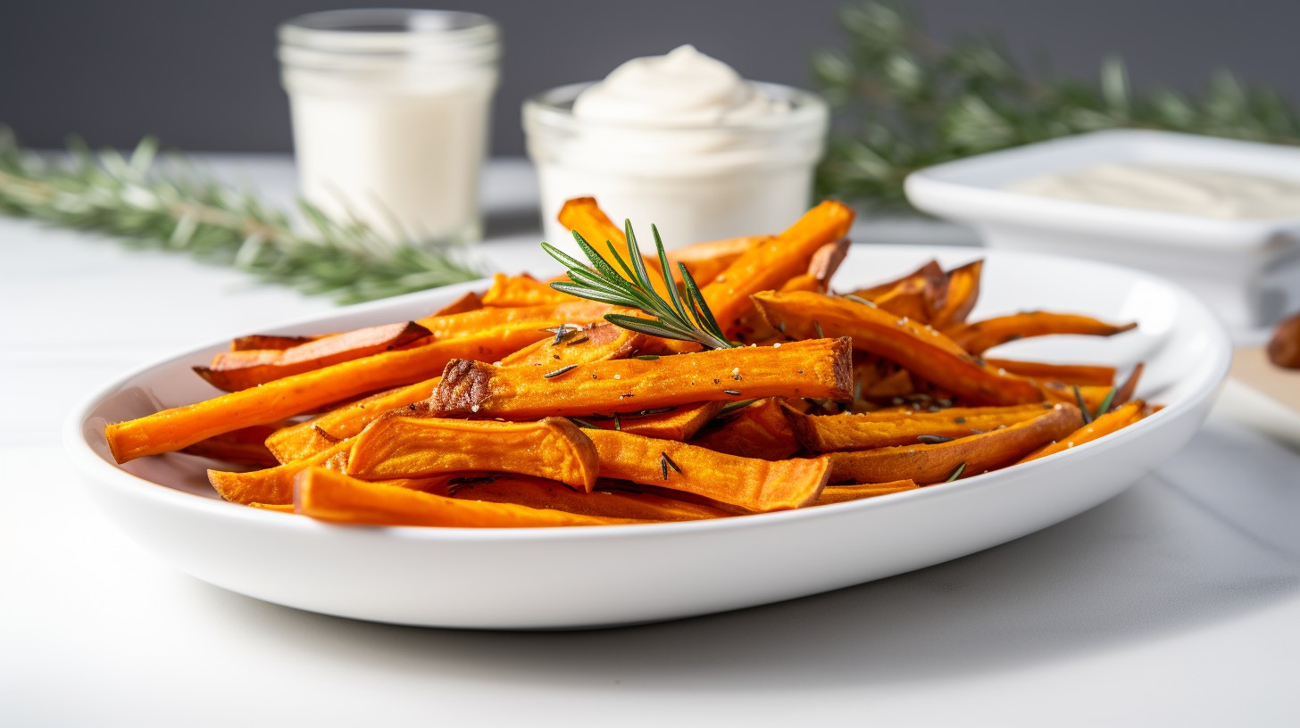 Baked Sweet Potato Fries with Rosemary