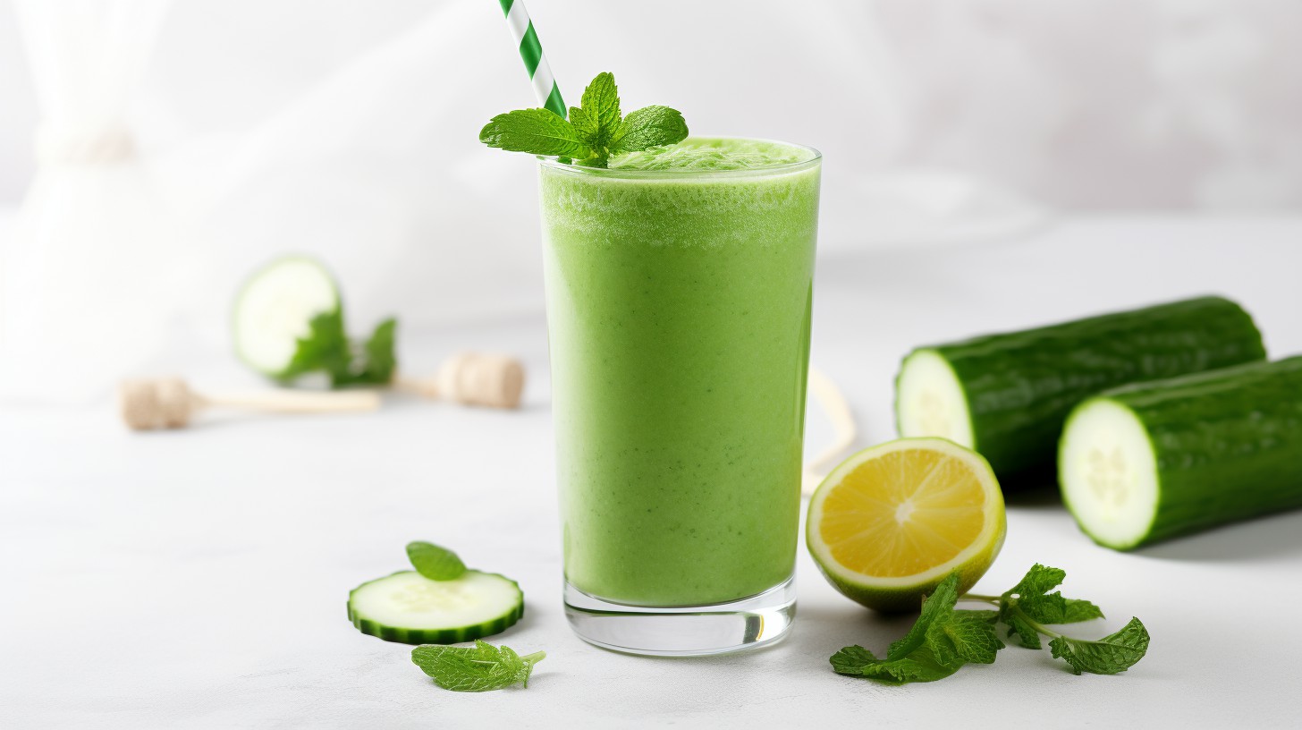 Cooling Mint and Cucumber Smoothie