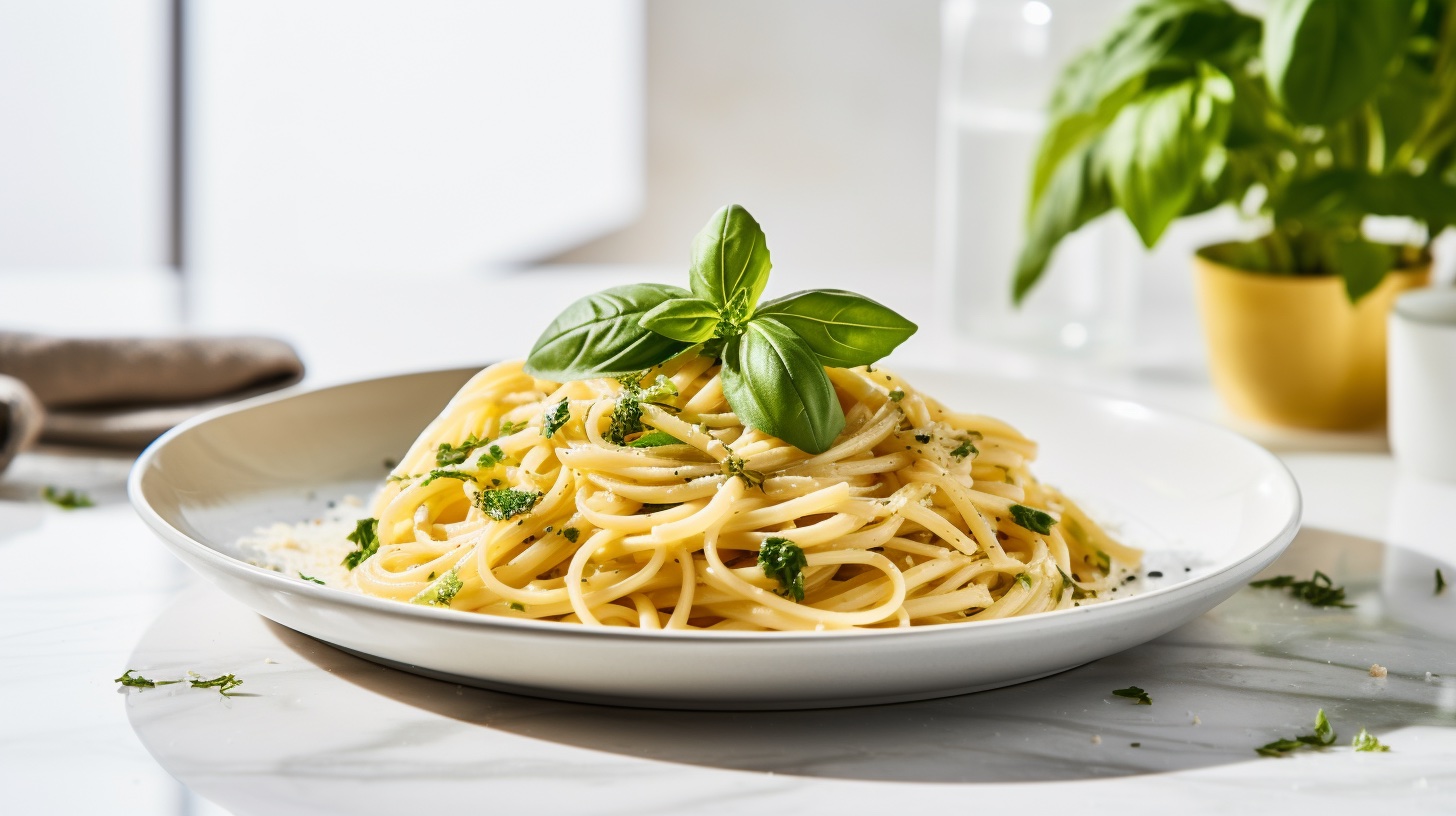 Gluten-Free Pasta with Fresh Basil and Olive Oil