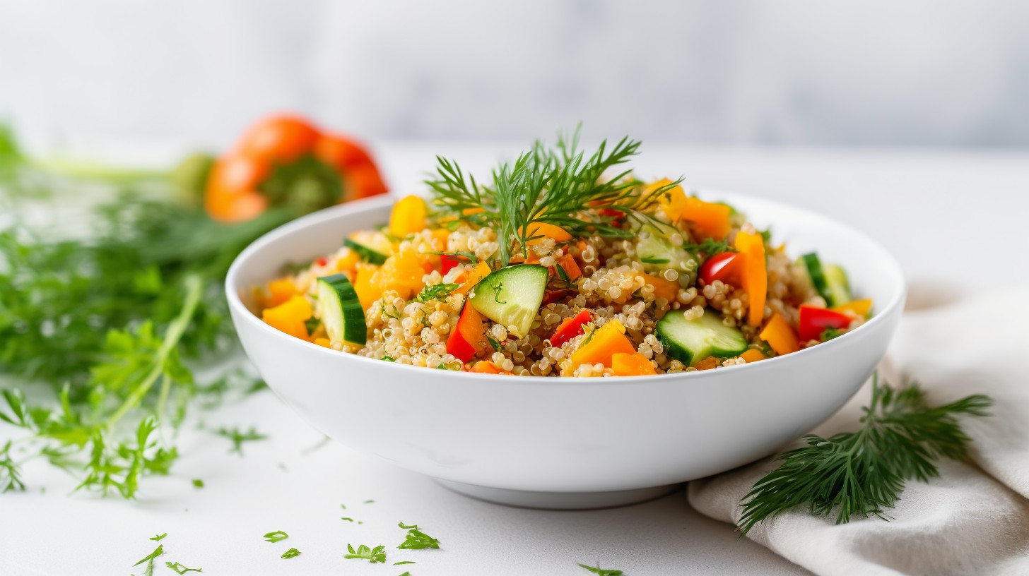 Golden Quinoa Salad with Fresh Herbs and Lime