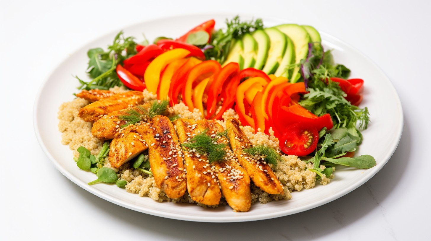 Histamine-Free Quinoa Salad with Grilled Chicken