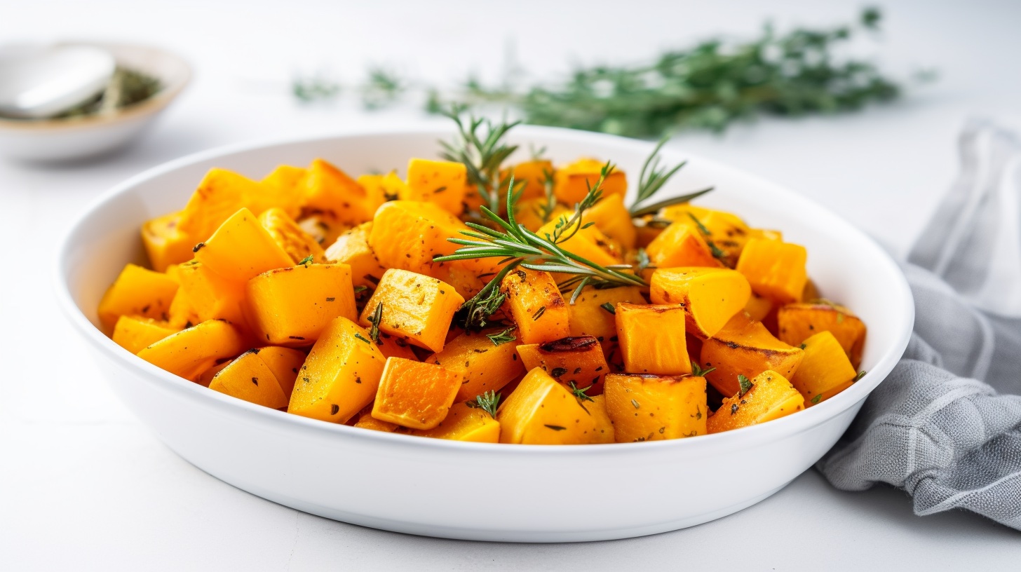 Oven-Roasted Butternut Squash with Fresh Herbs