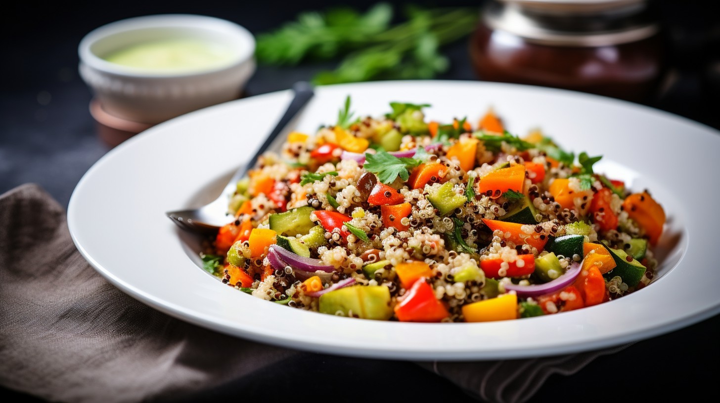 Quinoa and Roasted Vegetable Medley