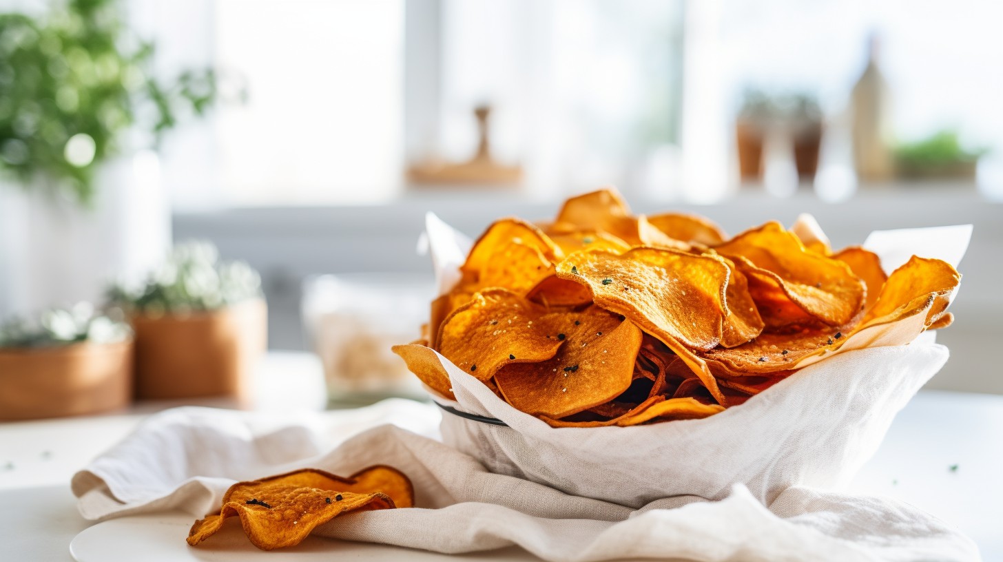 Quinoa and Sweet Potato Chips