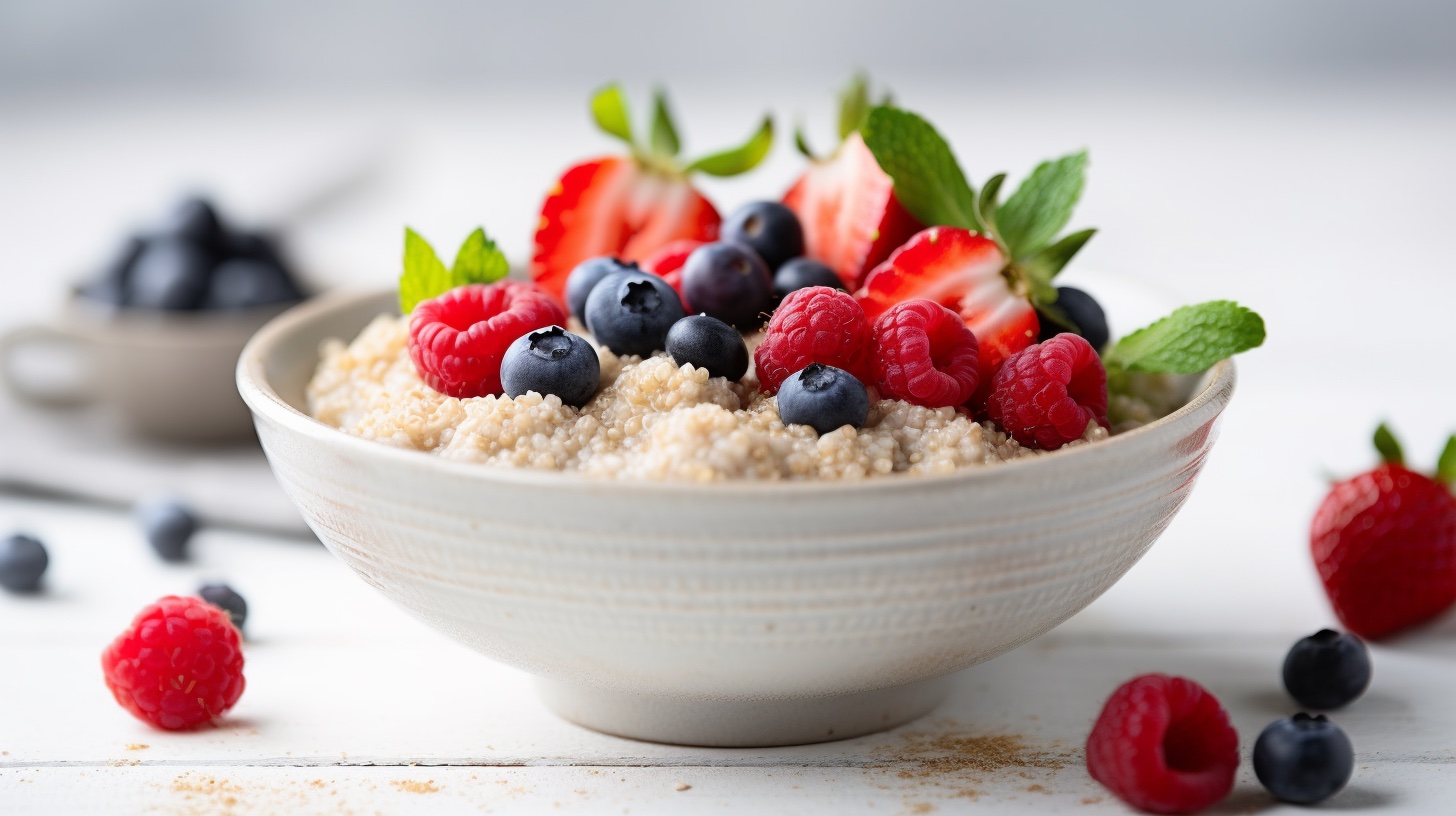 Quinoa Porridge with Fresh Berries