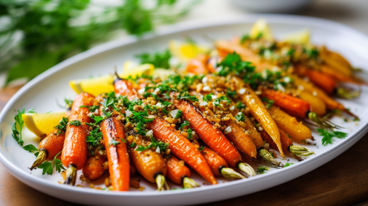 Roasted Carrots with Herby Quinoa