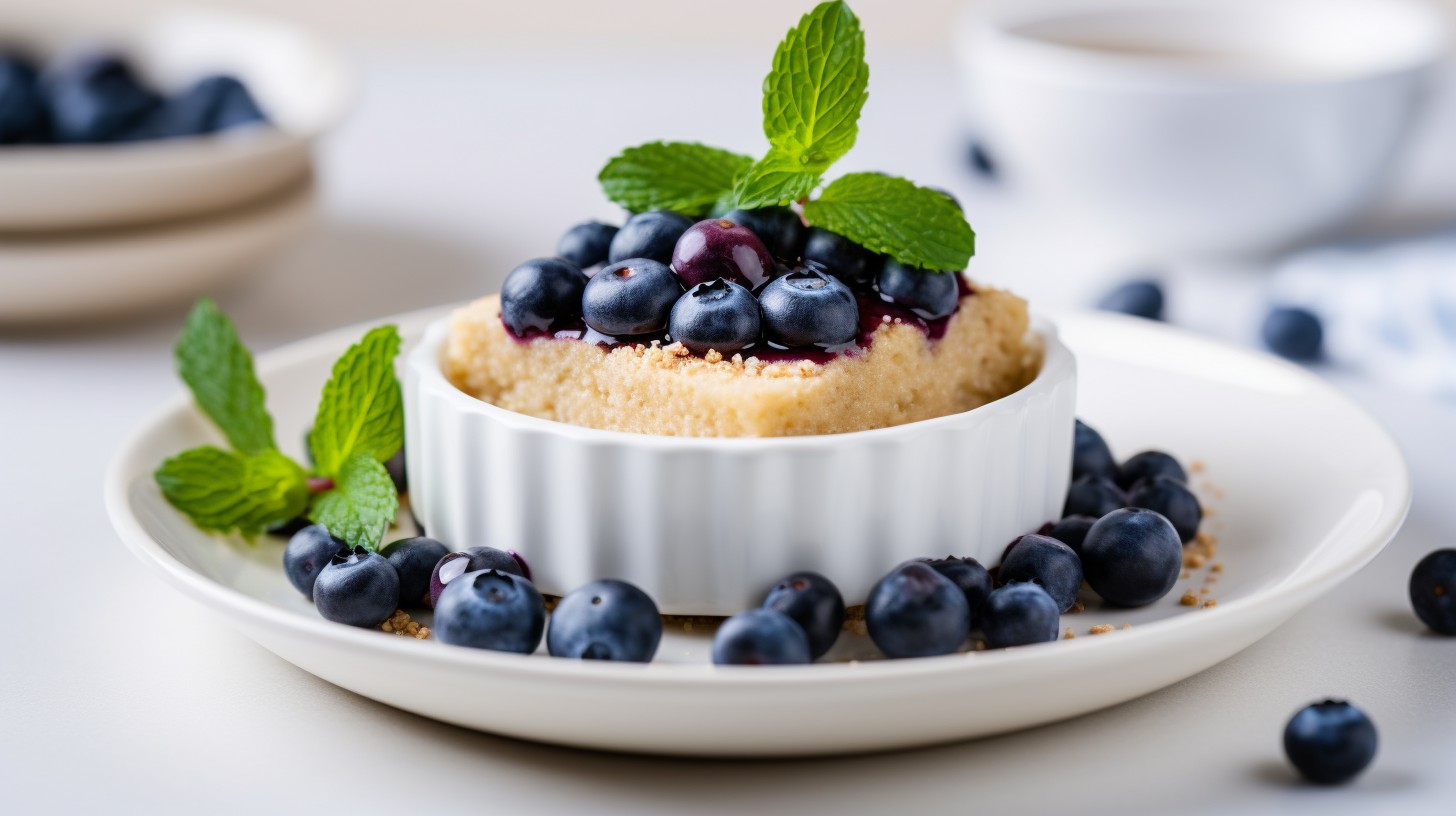 Vanilla and Blueberry Quinoa Pudding